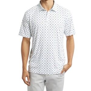 Swannies Ballard Medallion Print Golf Polo Mens 2XL (Fits as XL) Performance